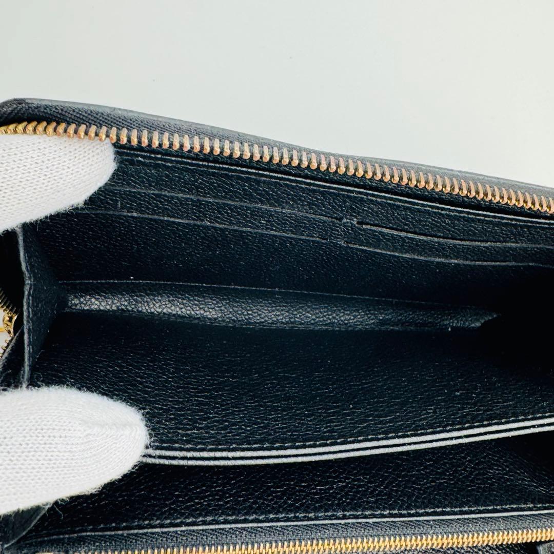 ルイヴィトン　ジッピーウォレット　アンプラント　モノグラム　ブラックM61864