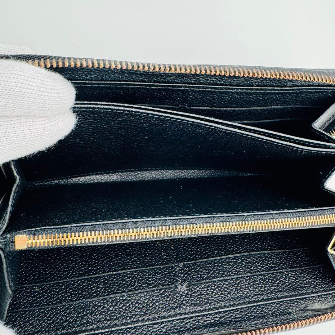 ルイヴィトン　ジッピーウォレット　アンプラント　モノグラム　ブラックM61864