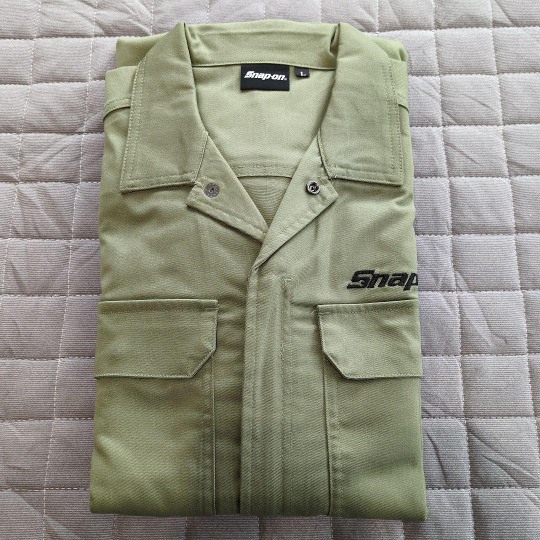 Snap-on　スナップオン　カーキ　つなぎ　 Lサイズ