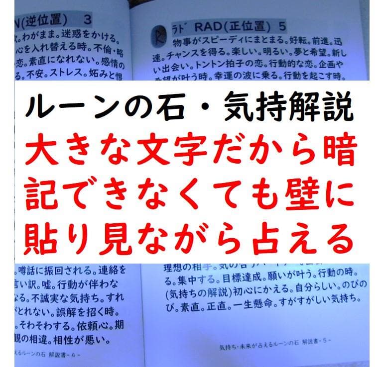 ルーンの石解説＆占いカウンセラー解説２冊セット＋個人指導