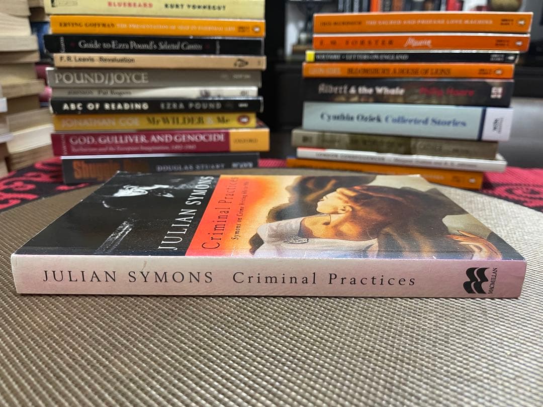 希少 Julian Symons Criminal Practices
