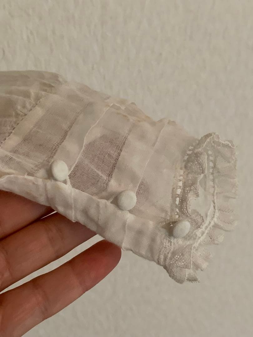 19世紀 france antique フランスアンティーク ブラウス レース