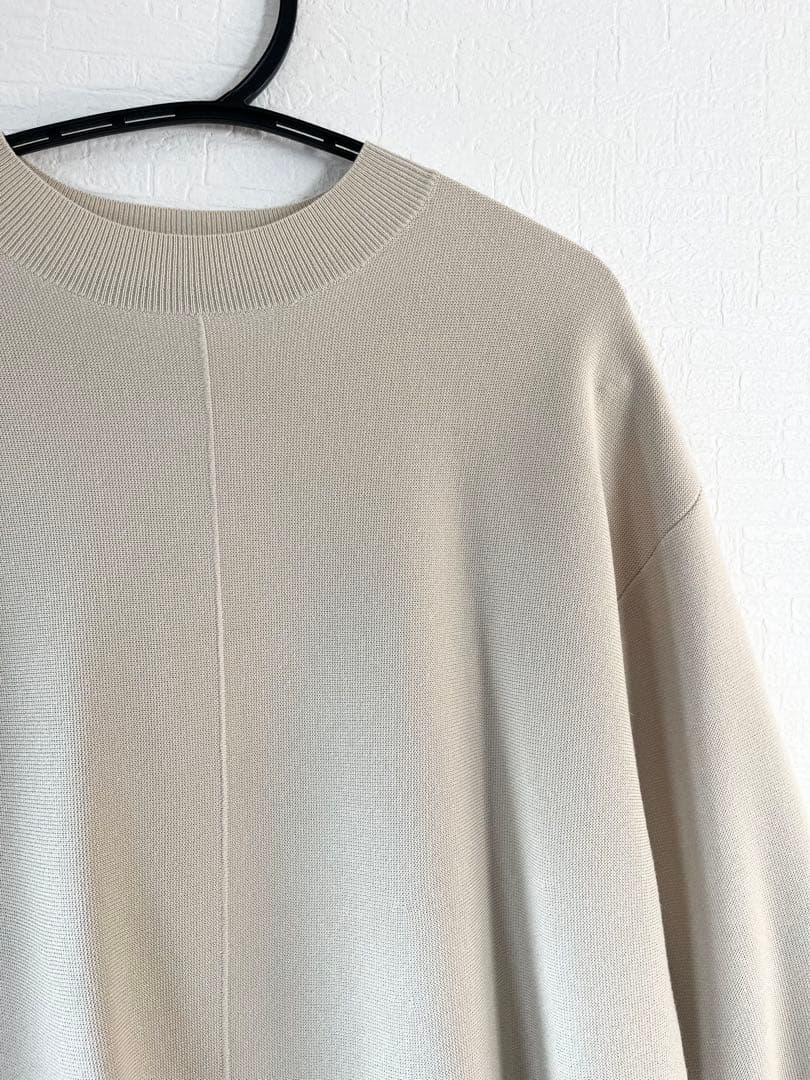 ◎新品タグ付◎エメルリファインズ◎クルーネック ミニ フレア ワンピース