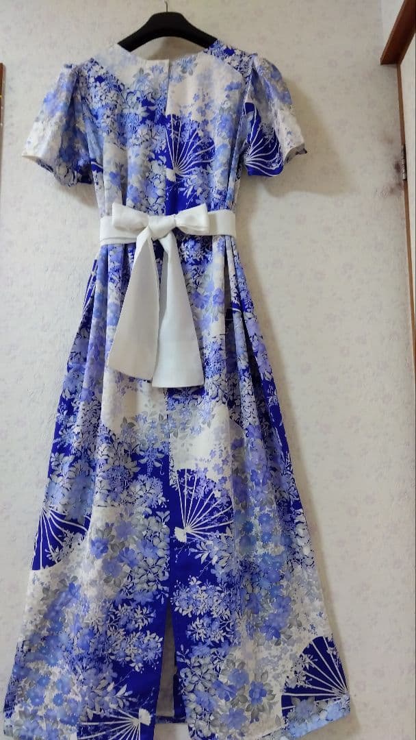 着物リメイクドレス
