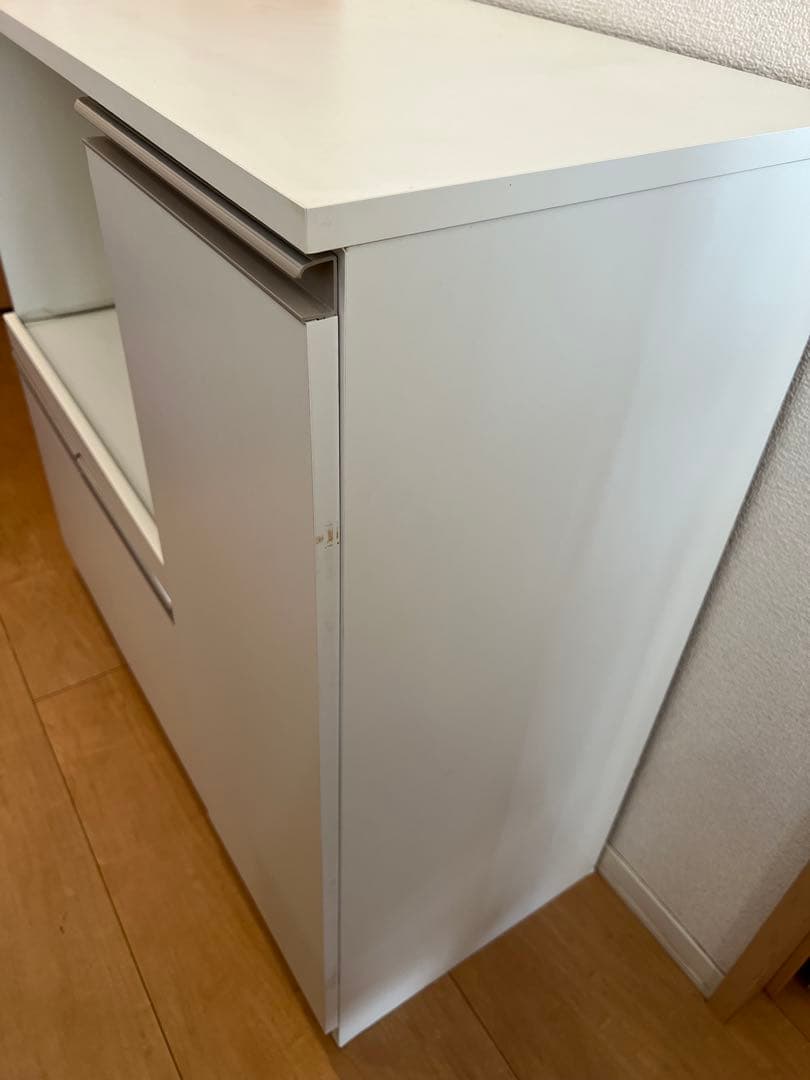 ニトリ レンジ台 フォルムRE9090 ホワイト