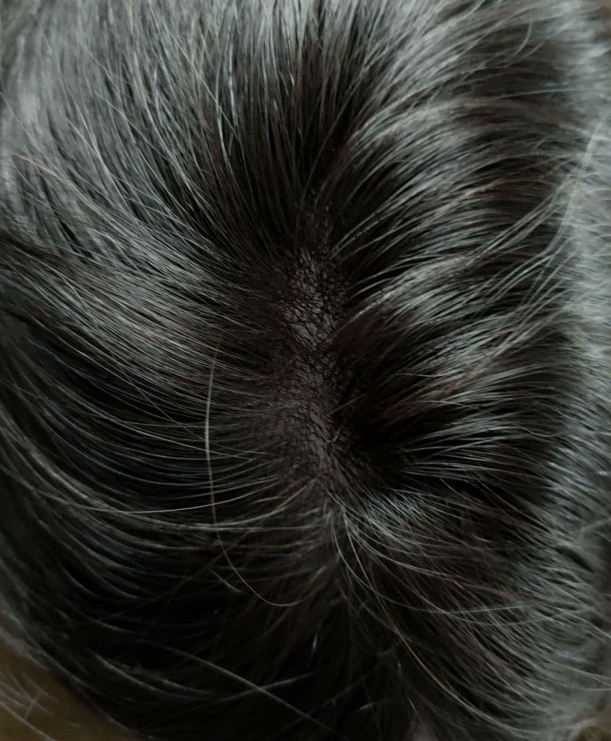 値下げしました！試着のみ！私元気　定価25000円　部分ウィッグ 人毛