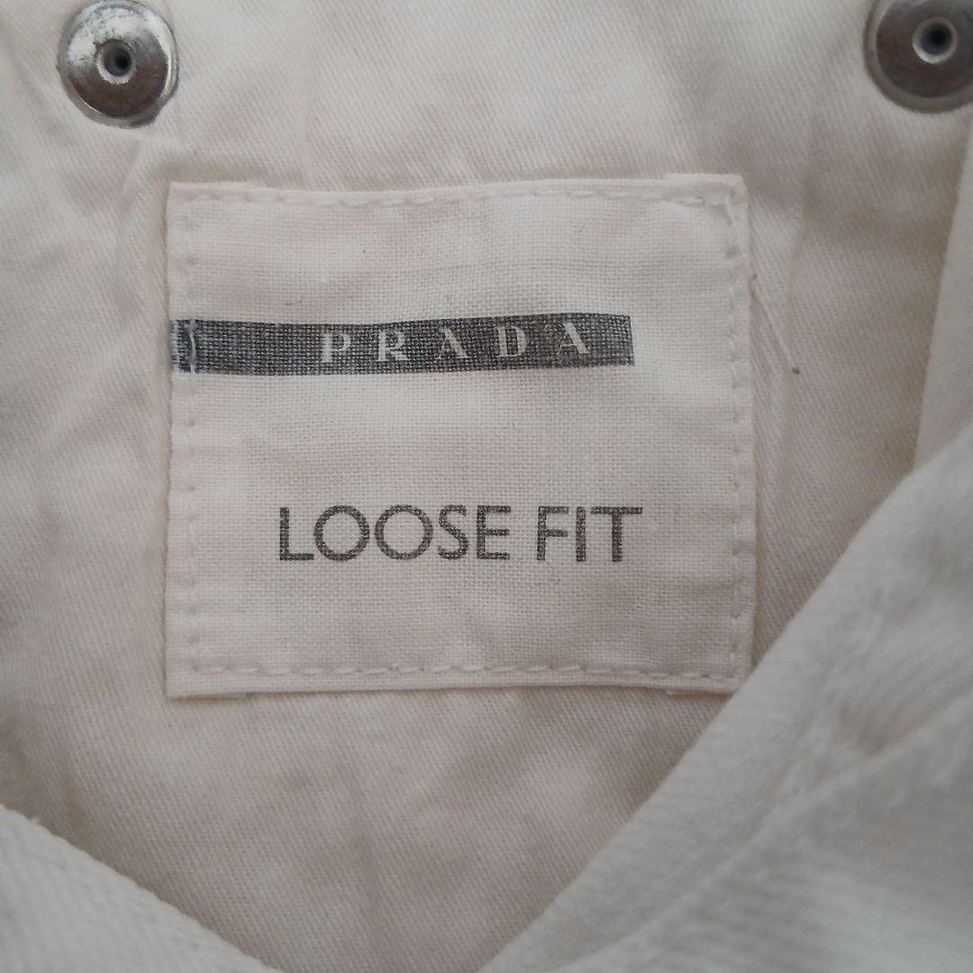 PRADA ホワイト ストレートデニム