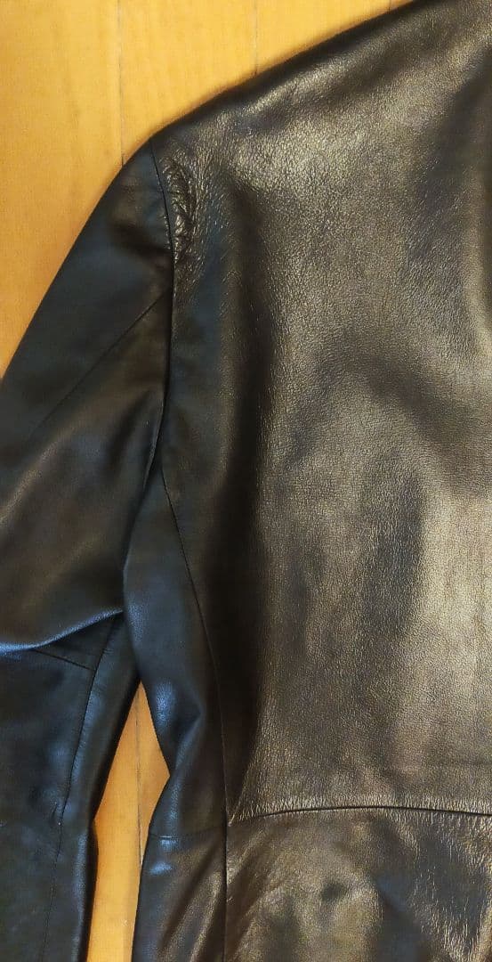 ダーバン I.D.D ラムレザーテーラードジャケット 黒 L 羊革ジャケット