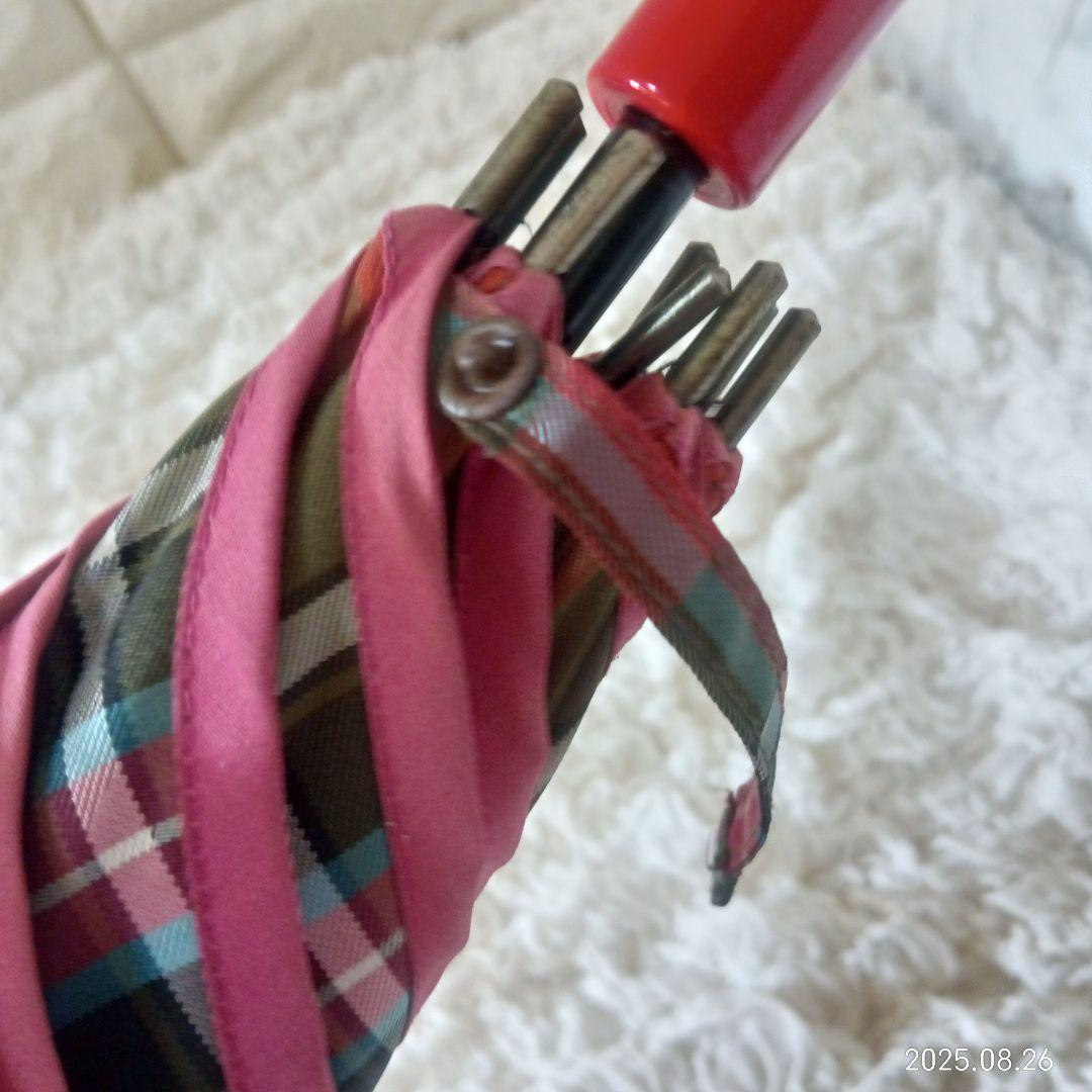 希少　レトロ　ヴィヴィアンウエストウッド　タータンチェック　長傘