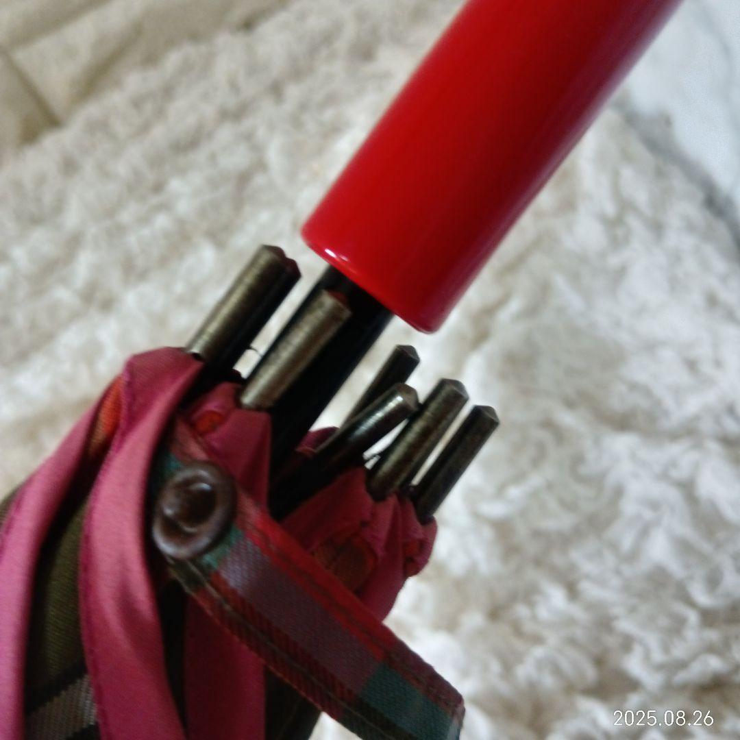 希少　レトロ　ヴィヴィアンウエストウッド　タータンチェック　長傘