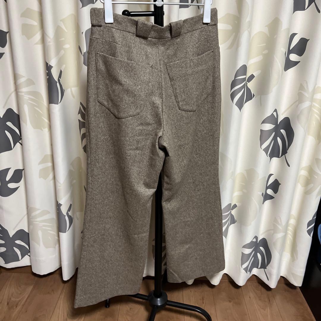 パンツ MAATEE&SONS FLARE-3 \"WOOL HERRINGBONE\"