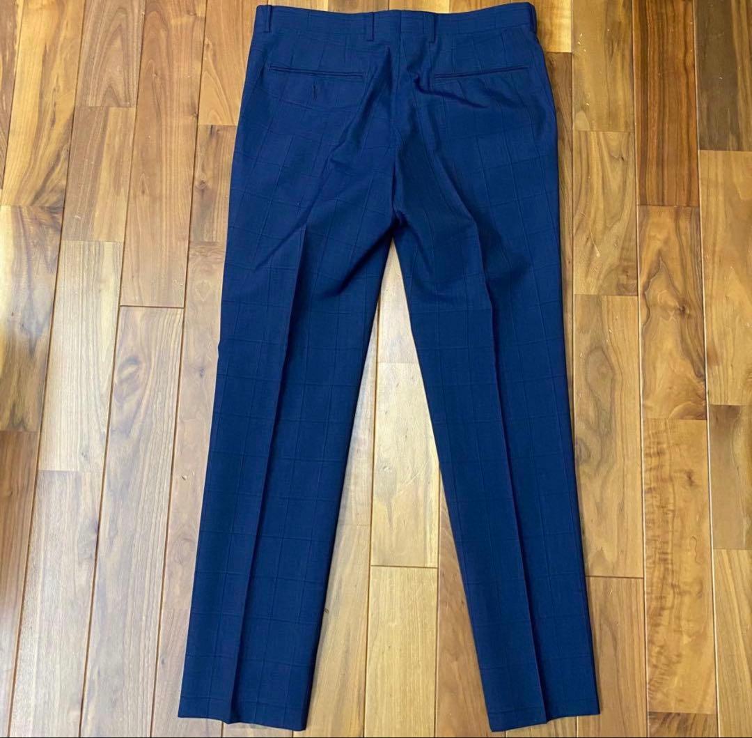 極美品　スーツセレクト　3ピース　ジャケット　パンツ　ジレ　上下　セットアップ