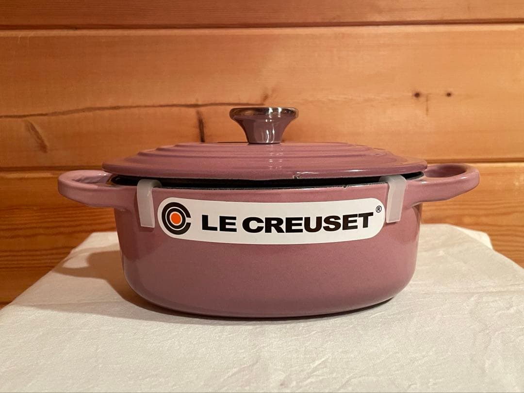 LE CREUSET ホーロー鍋 パープル　17cm MAUVE PINK