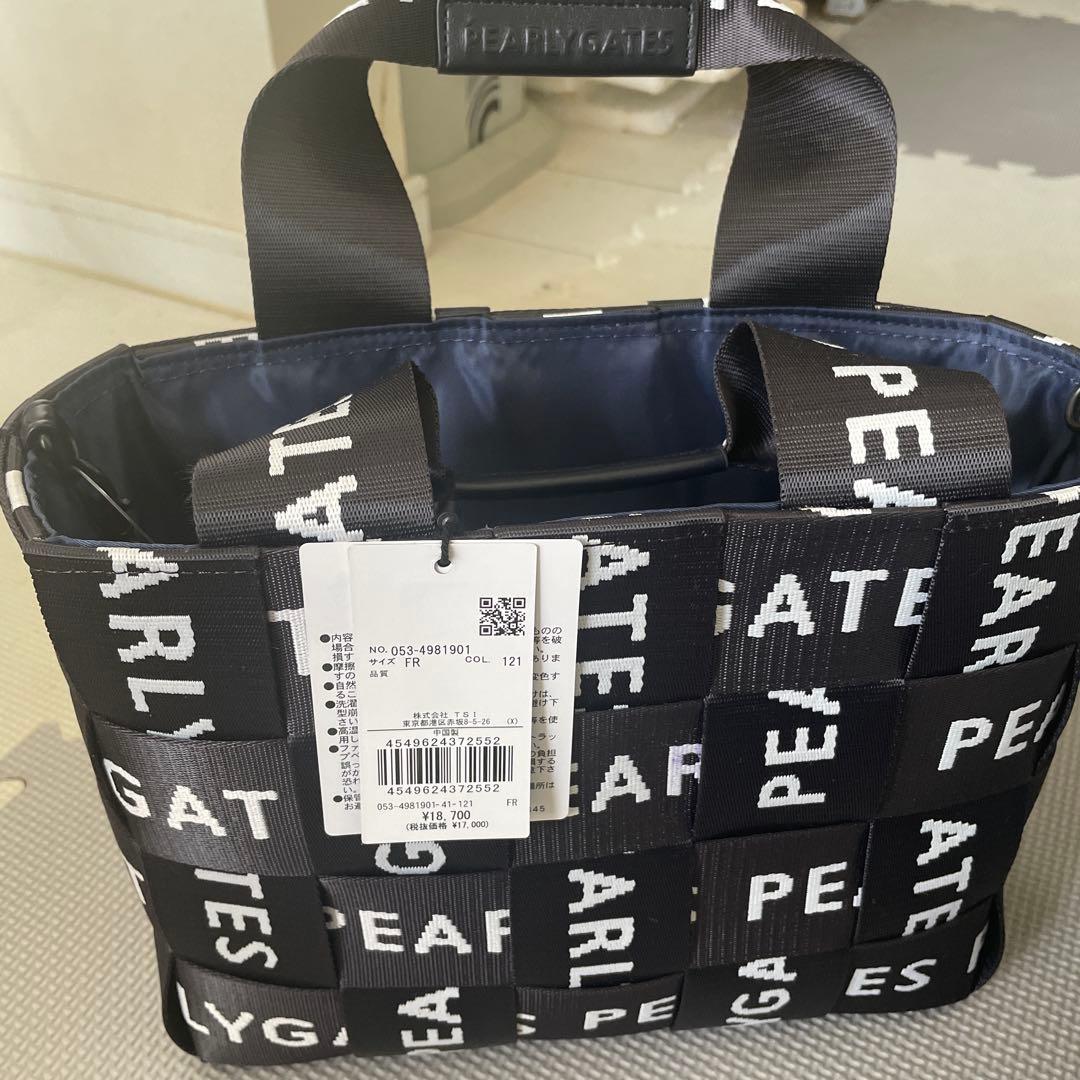 ★新品正規品最新作 パーリーゲイツロゴテープグル カートバック　男女兼用