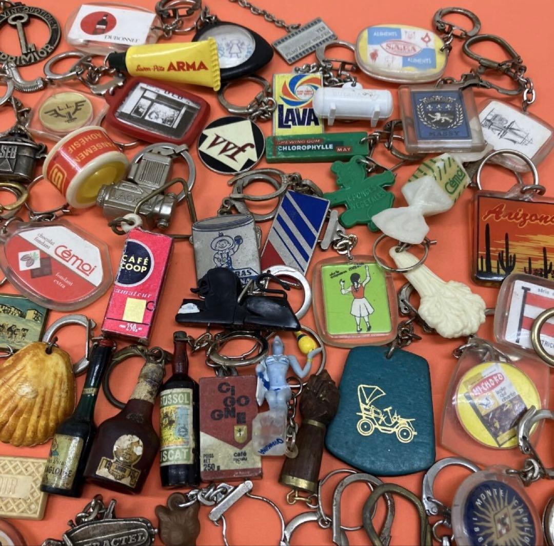 フランス雑貨★フレンチキーホルダー大量100個セット②★ワイン　フレンチパブ