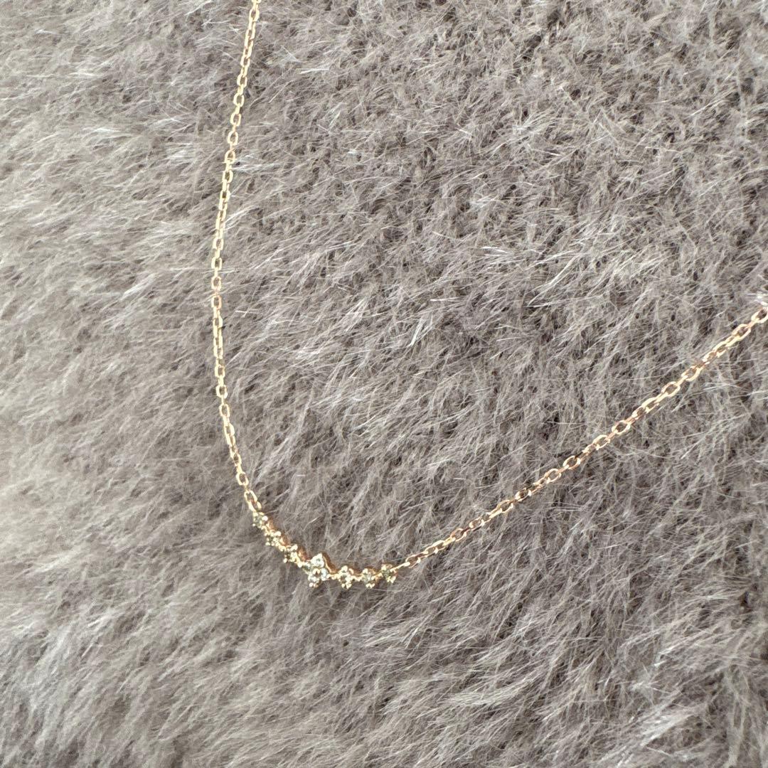 K10 ネックレス　ピンクゴールド