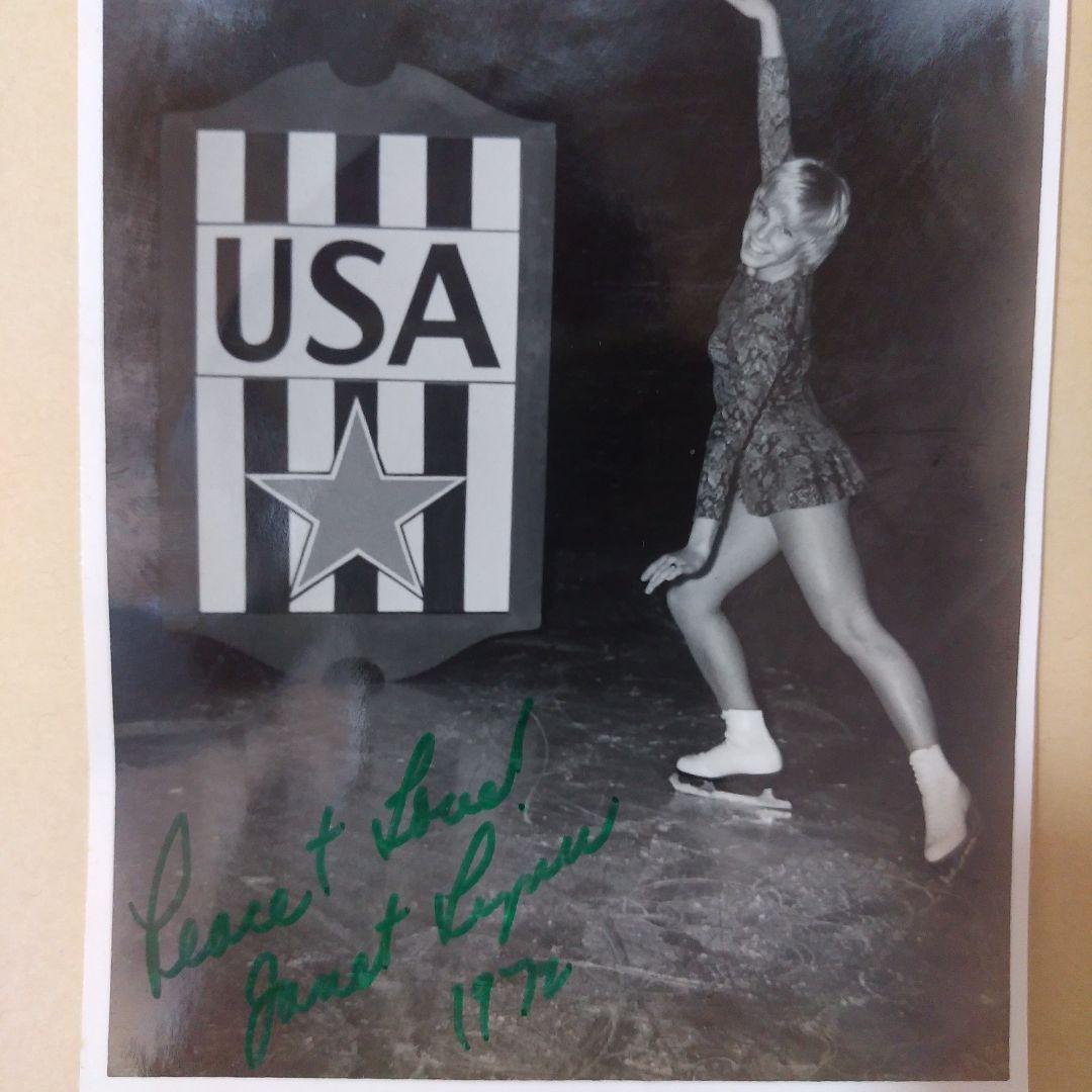 ジャネット・リンのサイン入り写真