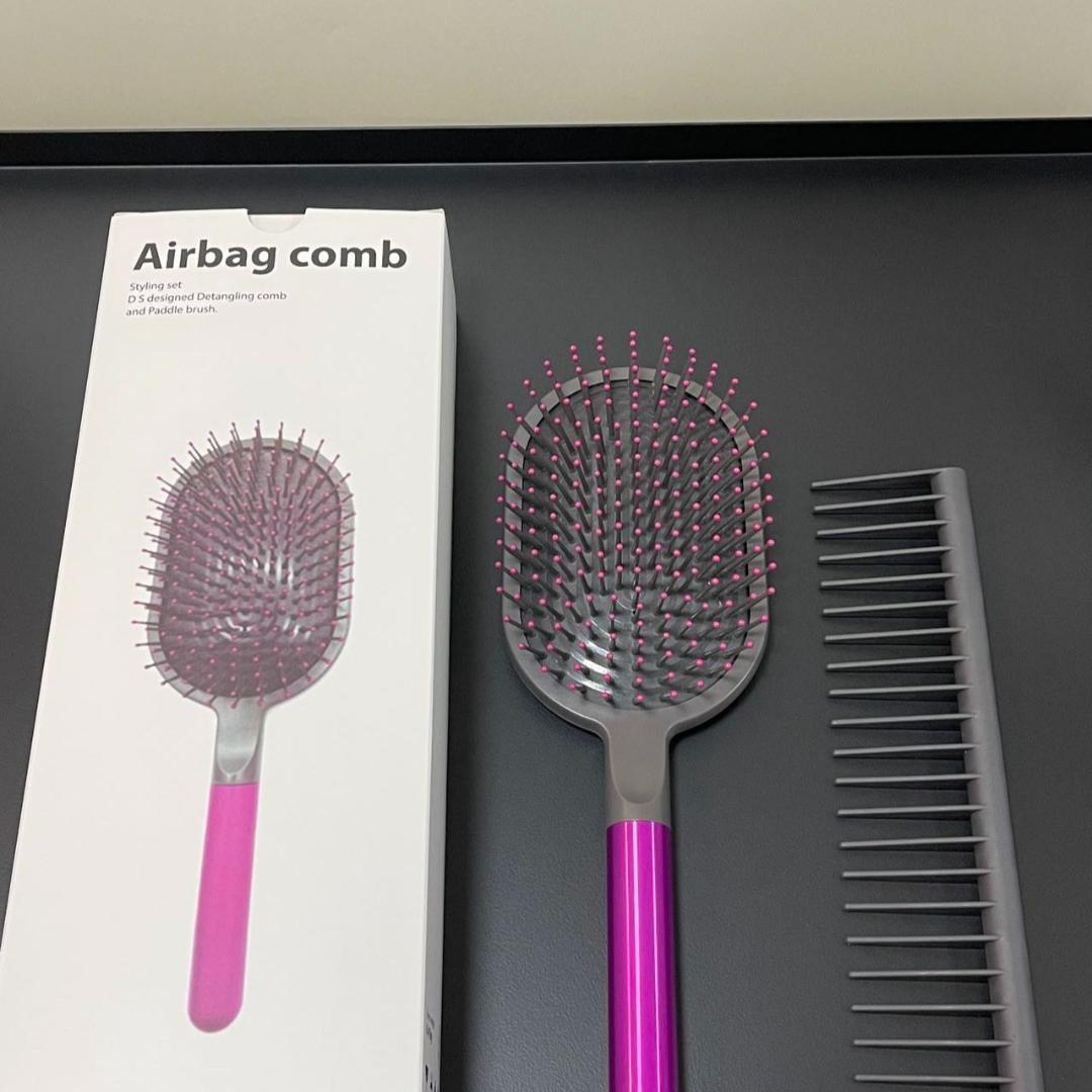 デタングリングコーム グレー/ピンク