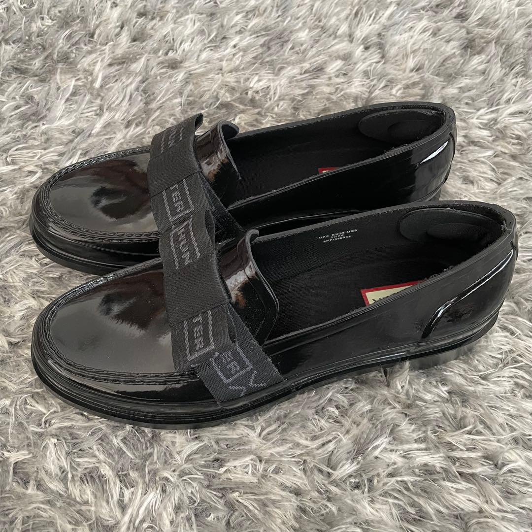 未使用　HUNTER ブラックハンター リファインドボウグロスペニーローファー