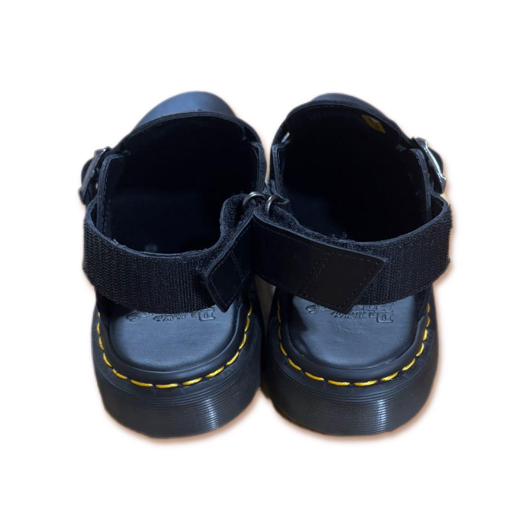 ドクターマーチン サンダル 黒 UK7 JP26 Dr.Martens