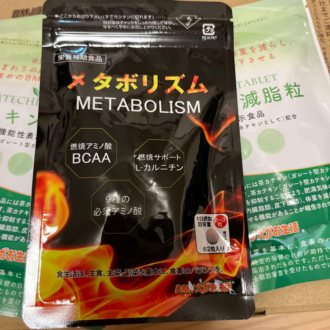 カテキン減脂粒 カテキンタブレット & メタボリズム 62粒入り