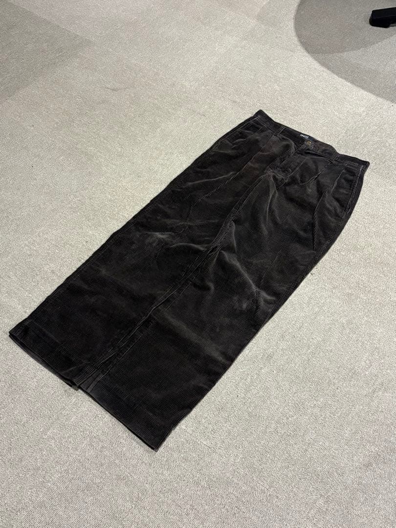 90s USA製 ラルフローレン ポロチノ 初期タグ ブラックコーデュロイ