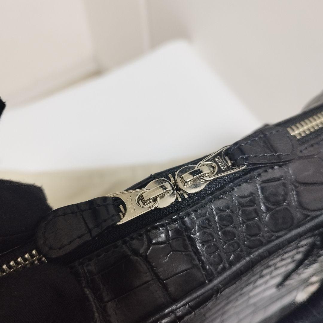 未使用自宅保管☆　JRA認定　ビジネスバッグ　クロコダイル　マット　センター取り