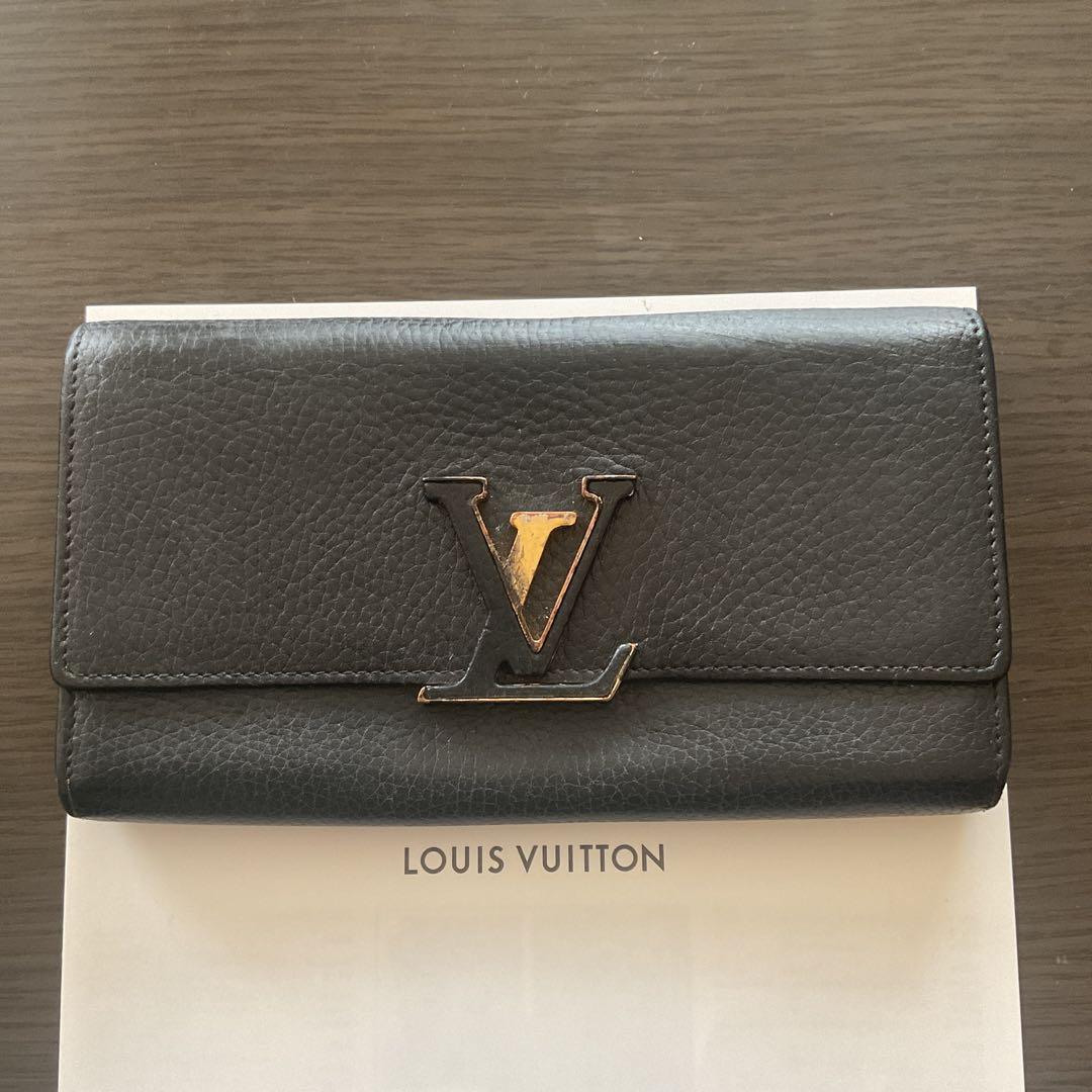 そら　ルイヴィトン トリヨン ポルトフォイユ カプシーヌ 長財布