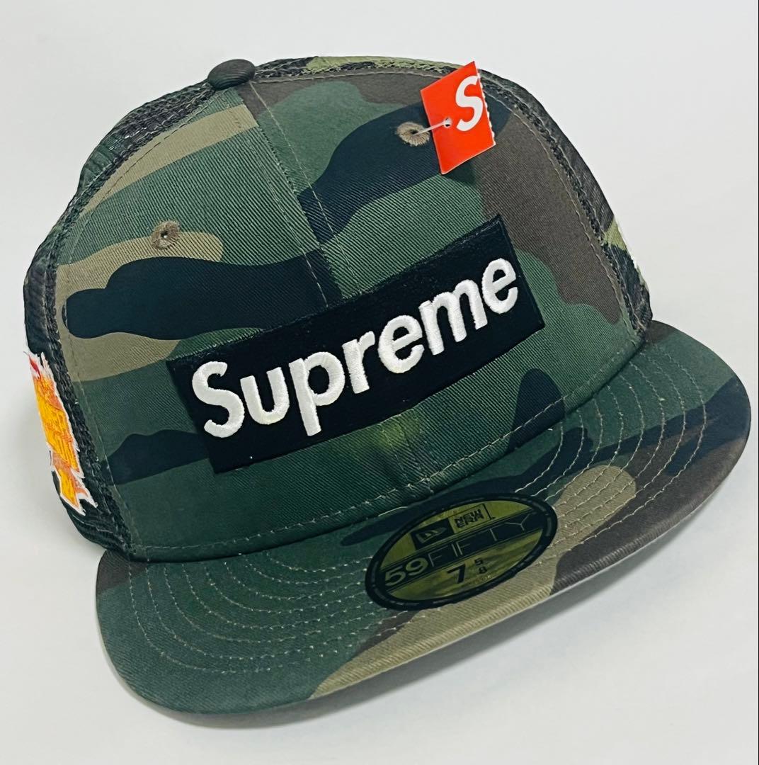 【新品未使用】Supreme カモフラージュ メッシュキャップ