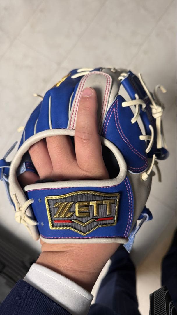 ZETTゼットプロステイタス軟式用グローブ（オーダー源田モデル）某有名店型漬け済