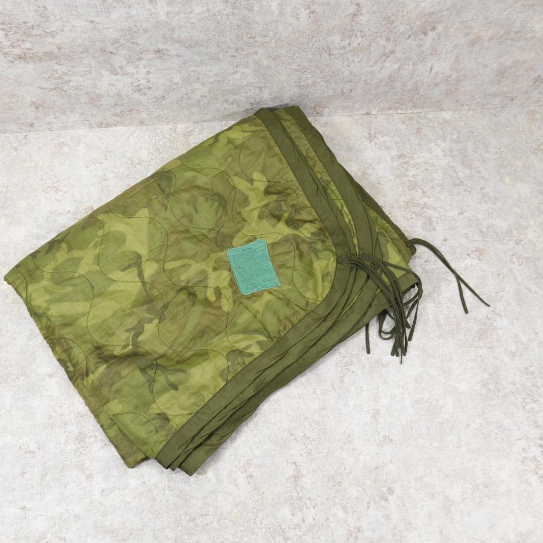 70s US Army ポンチョライナー カモフラ ヴィンテージ 実物 2
