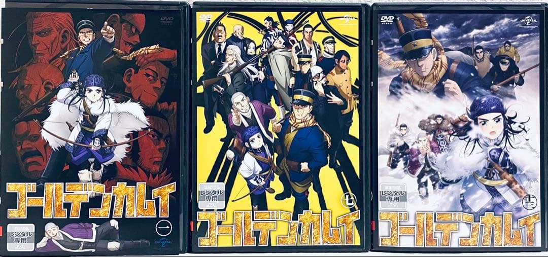 ゴールデンカムイ　【16巻セット】　レンタル版DVD アニメ