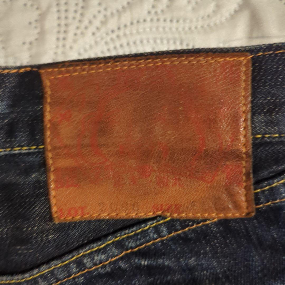 evisu　ジーンズ　日本製　2000　w38 ビッグカモメ　濃紺　ヤマネ　山根