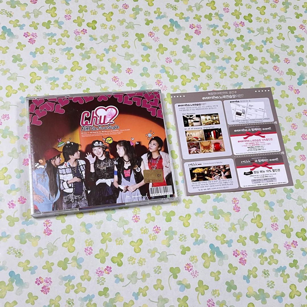 f(x) chu〜♡ the first single CD シングル　韓国