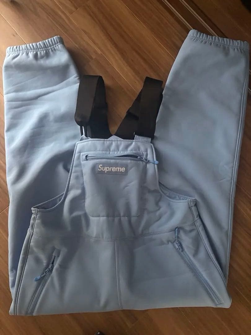 Supreme ライトブルー オーバーオール ゴアテックス ウインドストッパー