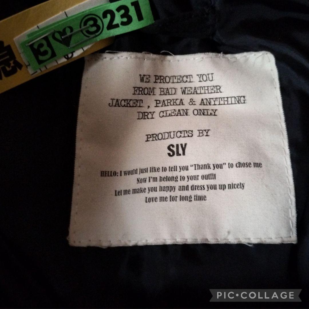 【美品】SLY ラクーンファー モッズコート N3-B ボアライナー ブラック