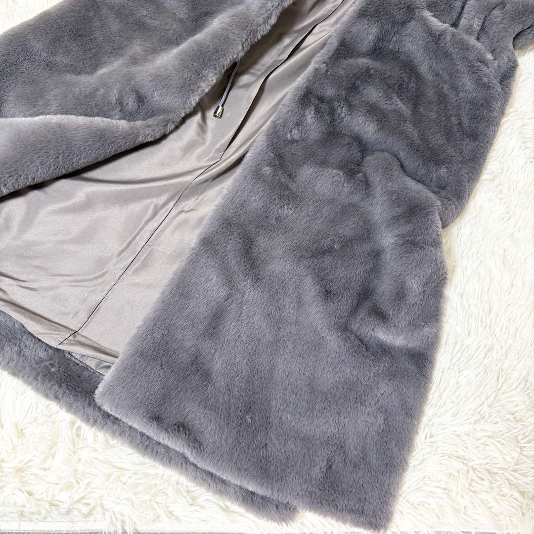 未使用級✨カワイイ CAWAII 憧れの ファーベスト グレー
