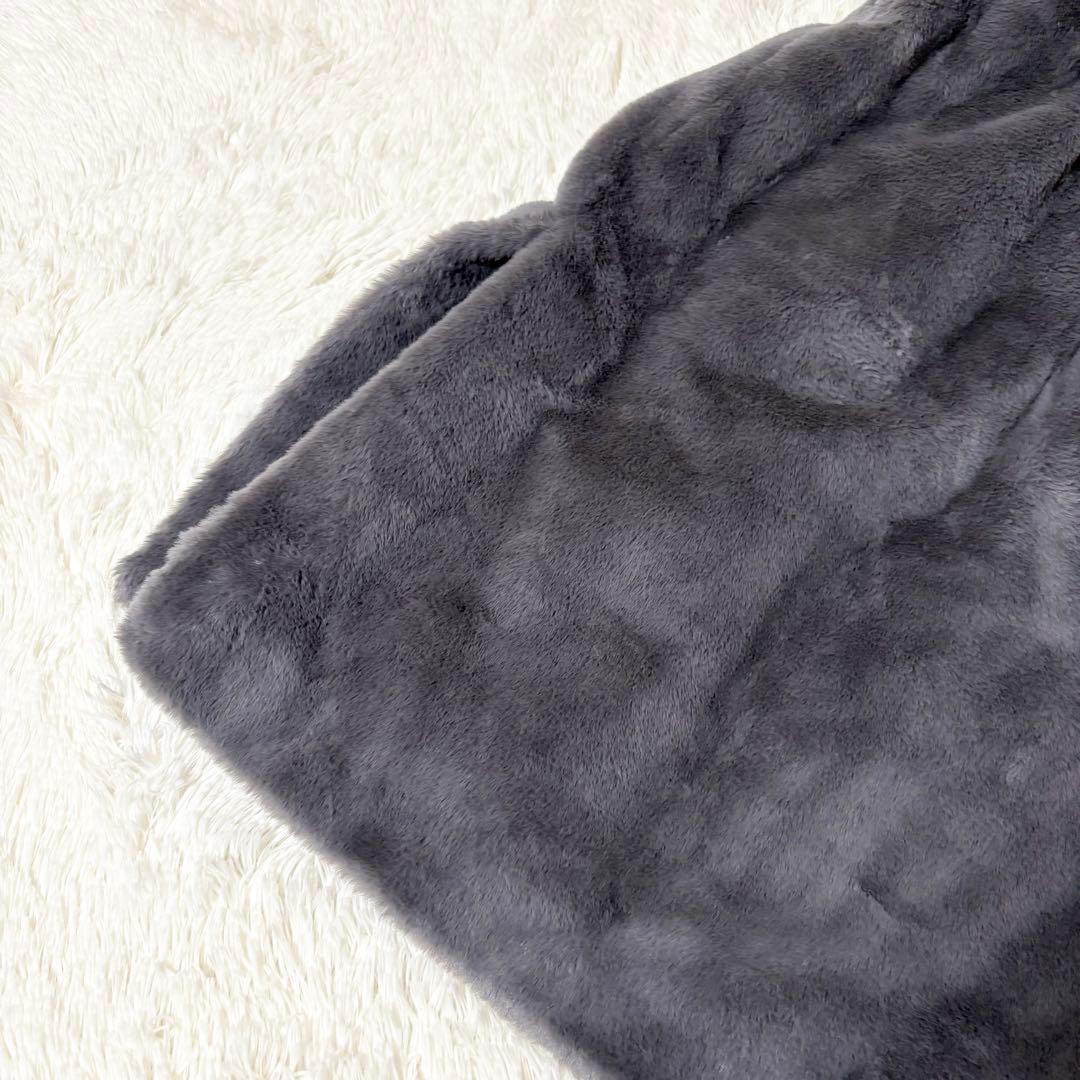 未使用級✨カワイイ CAWAII 憧れの ファーベスト グレー