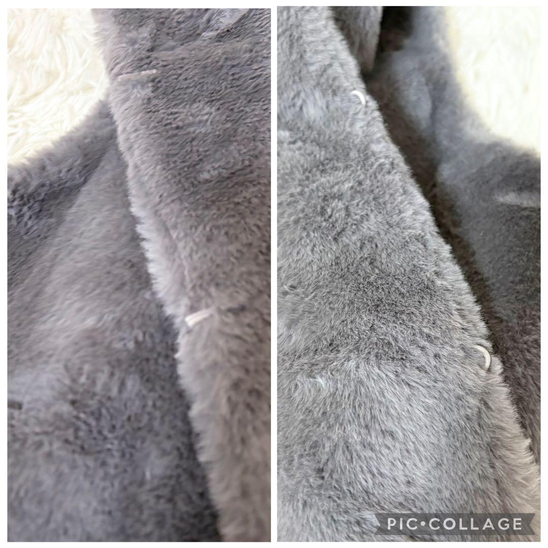 未使用級✨カワイイ CAWAII 憧れの ファーベスト グレー