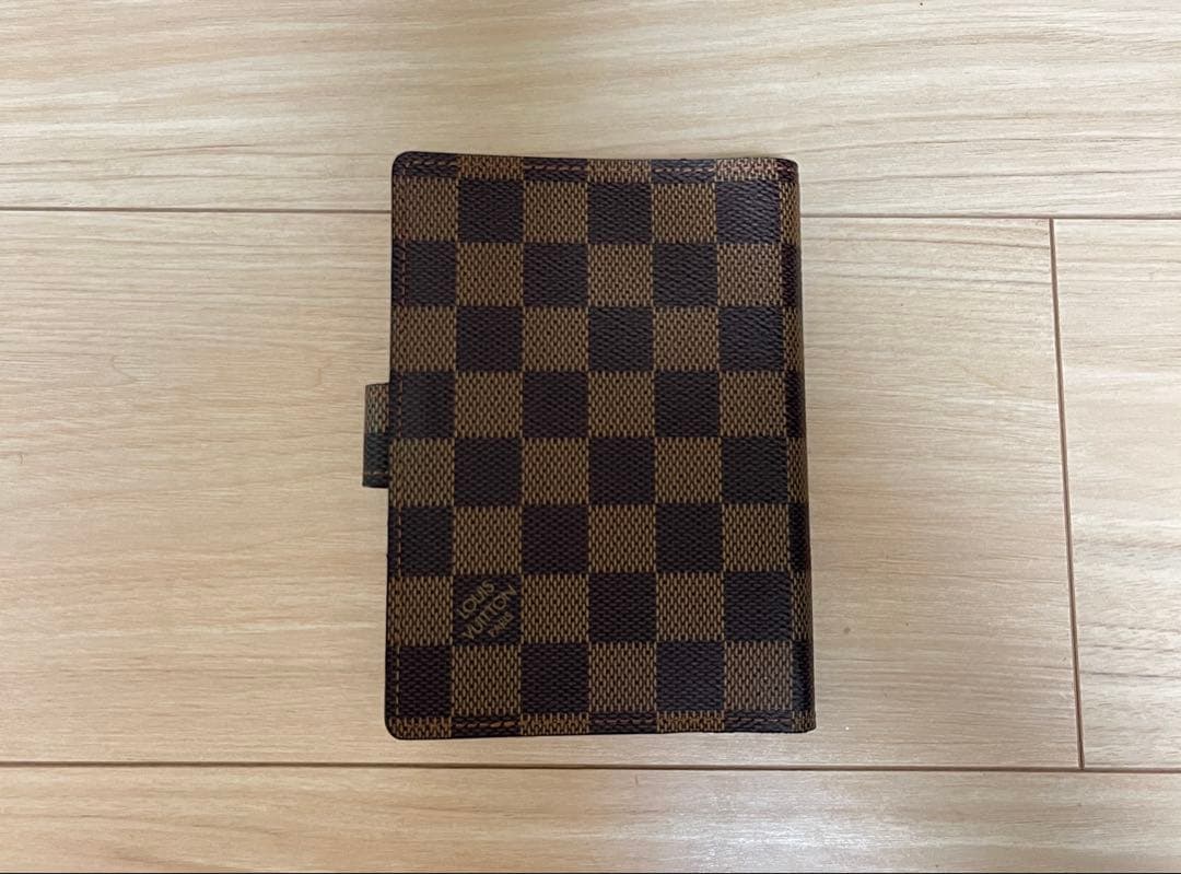 美品 LOUIS VUITTON ルイヴィトン 手帳カバー アジェンダ ダミエ