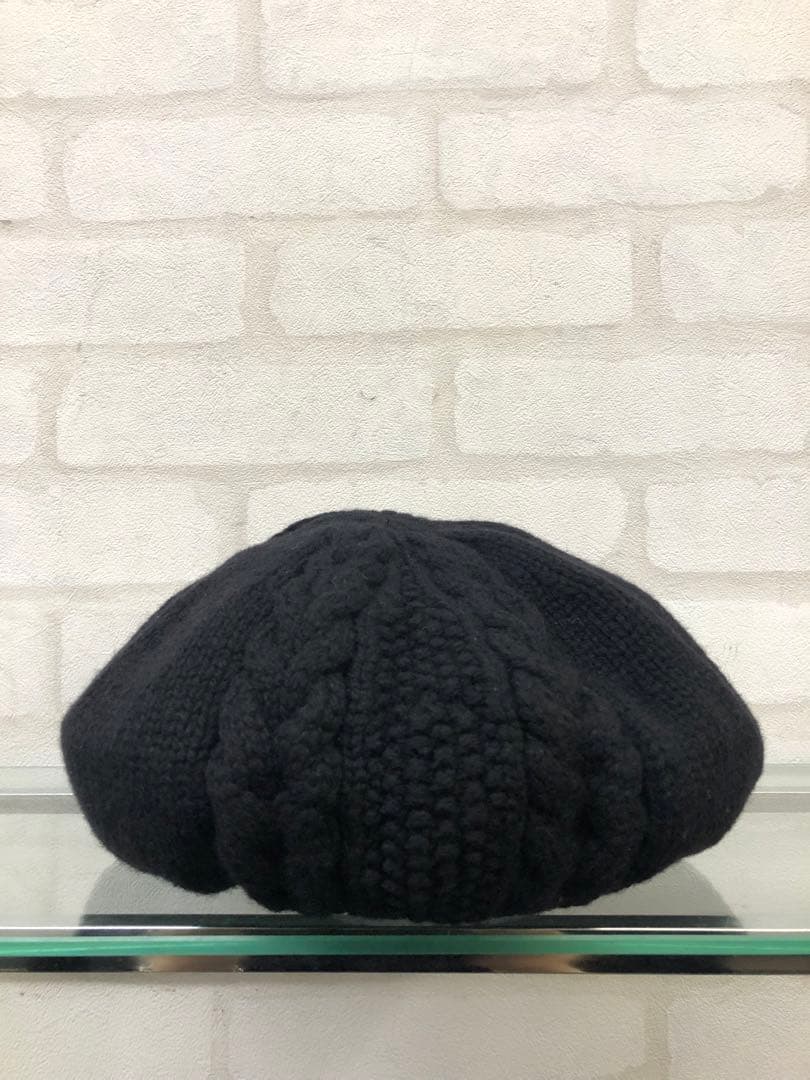 5back2cali Y's ケーブル編み ニット ベレー帽 22AW