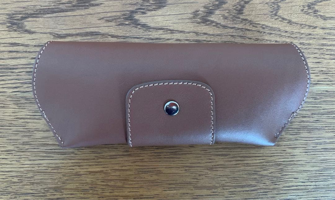 alf 眼鏡　ブラックフレーム（a20.02）　レザーケース付き