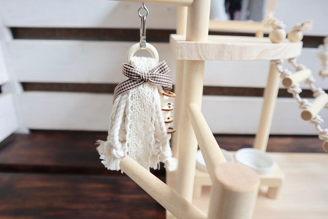 ことりのおおきなあそびば　文鳥　インコ　バードジム　バードアスレチック