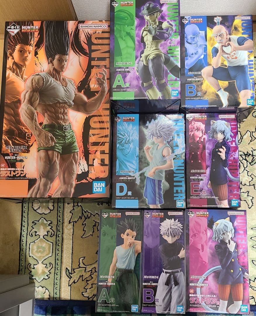 【未開封、即日発送】一番くじハンターハンターキメラアントA賞B賞D賞E賞ラスト賞