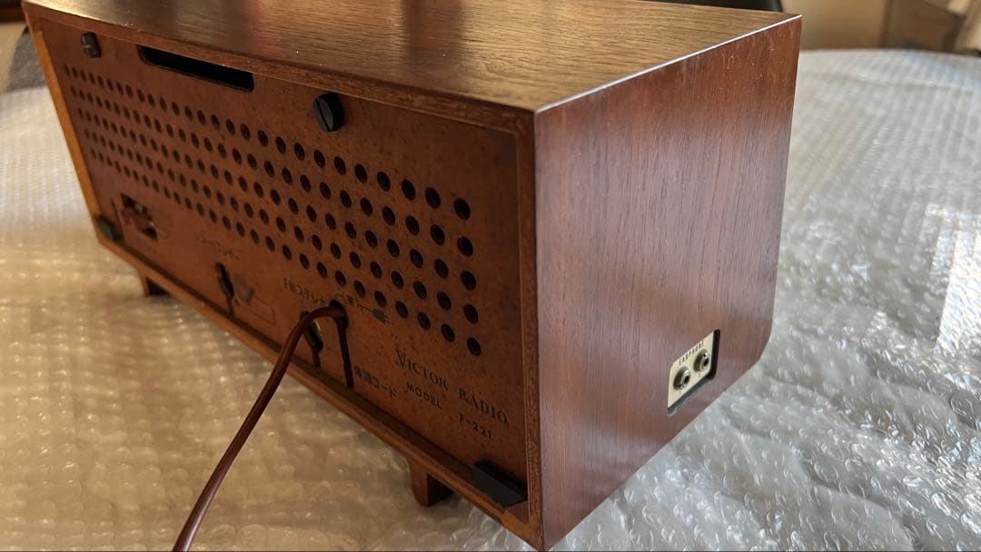 【美品】ビクターF-221　真空管ラジオ