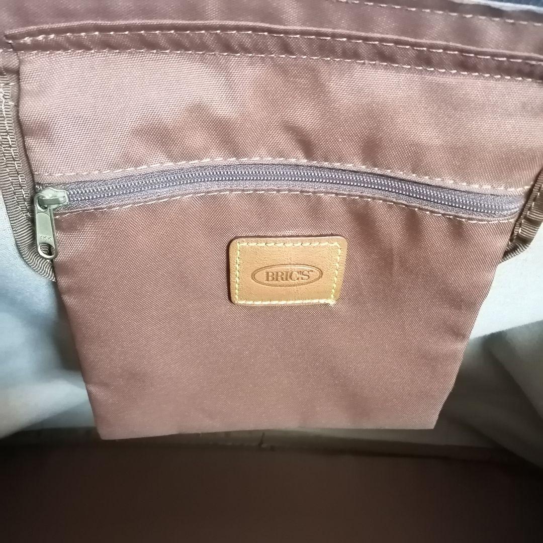 BRIC'Sブリックス　レザーボストンバッグ　イタリア　大容量　シボ革