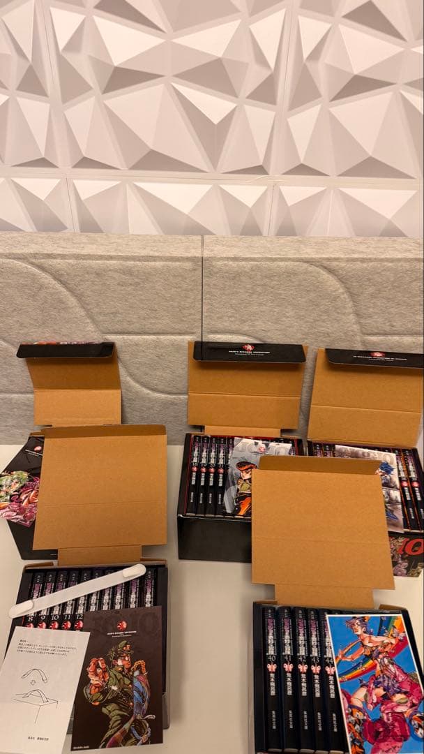 【新品未使用】ジョジョ　文庫版 1-6部　5箱50巻セット　新品