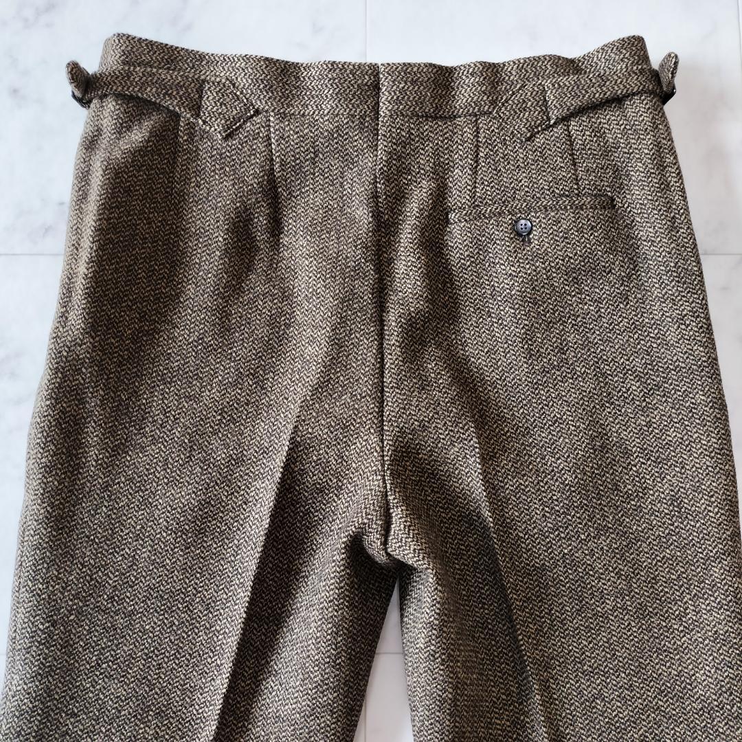 Fumiya Hirano REGENTヘリンボーンツイードスラックス 40 L