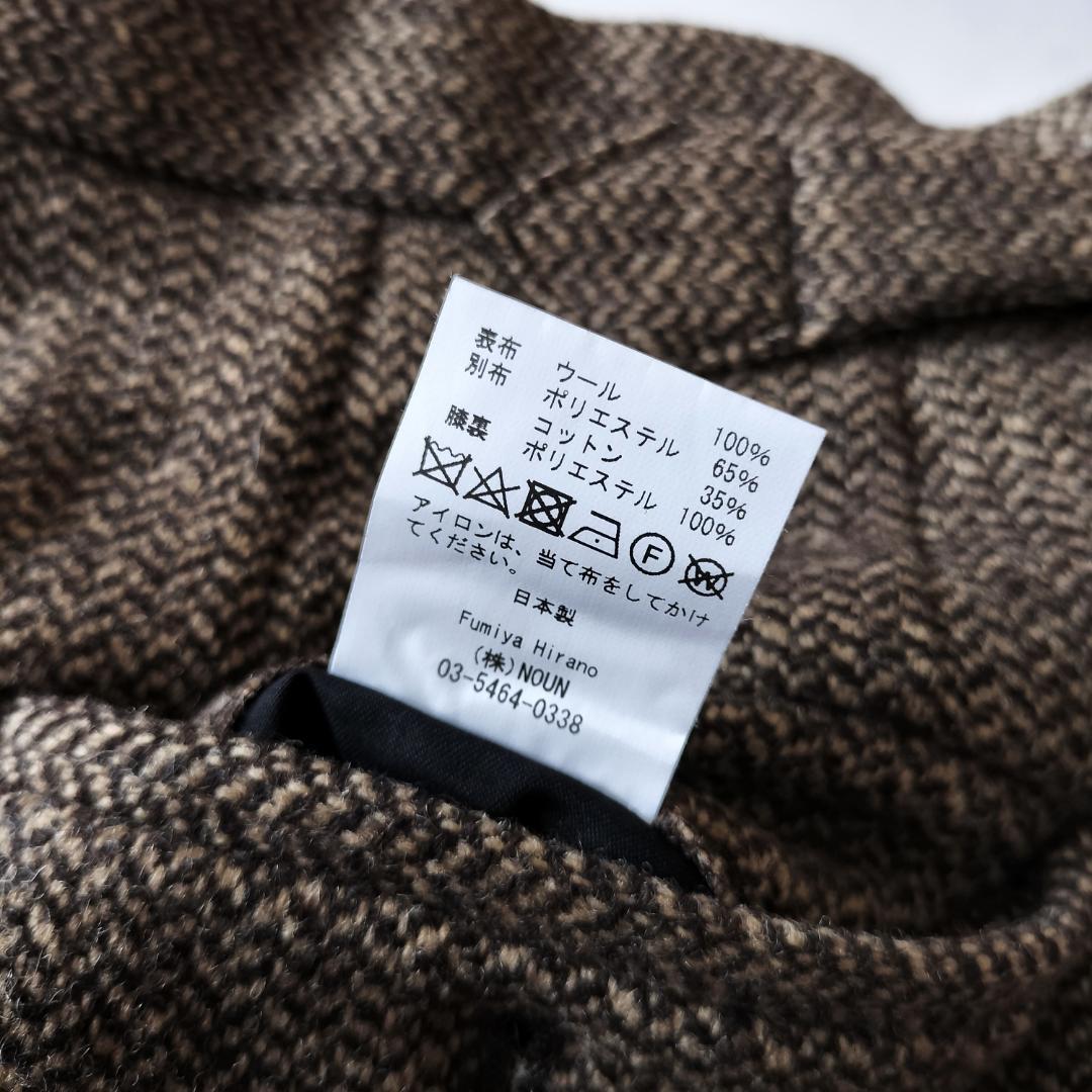 Fumiya Hirano REGENTヘリンボーンツイードスラックス 40 L