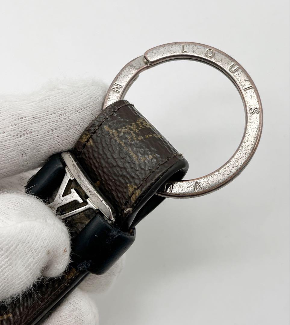 ルイヴィトン モノグラム×レザー LVドラゴンヌ キーリング キーホルダー